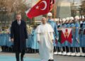 Pope Leo arrives in Turkey on first foreign trip of papacy