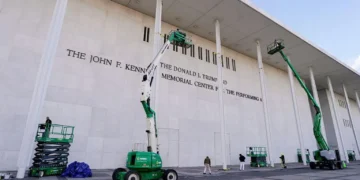 Democratic lawmaker sues to remove Trump’s name from Kennedy Center