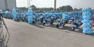 SGF Akume inaugurates 75 electric motorcycles for FRSC