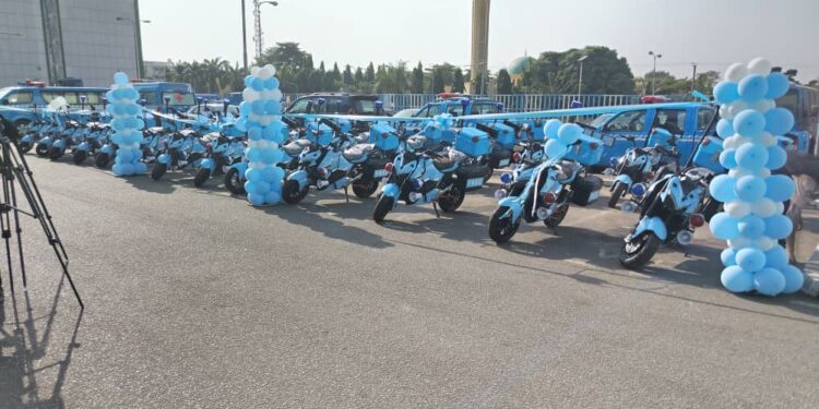 SGF Akume inaugurates 75 electric motorcycles for FRSC