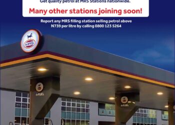 Officially Approved  selling price of Dangote petrol  at N739,00 per litre at MRS stations  nationwide, be vigilant