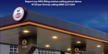 Officially Approved  selling price of Dangote petrol  at N739,00 per litre at MRS stations  nationwide, be vigilant