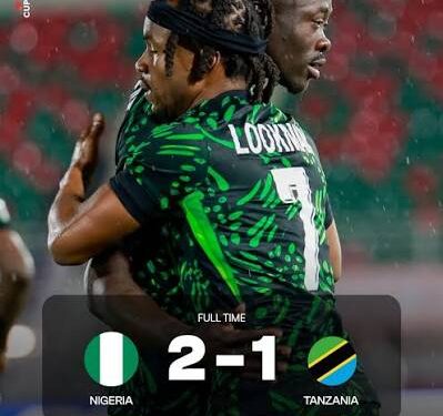 AFCON ’25: Super Eagles beat Tanzania 2-1