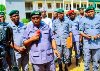 Customs Area Controller  of Adamawa/Taraba Area Command, Muhammed Aminu Tako, gallantly checkmating Smugglers