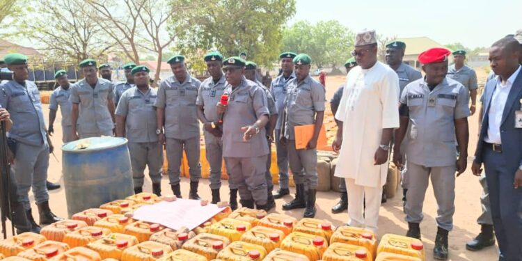 Customs Seize Over 50,000 Litres of PMS, Used Clothes Worth ₦58.1m in Adamawa–Taraba