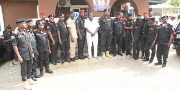 14 officers of the Nigerian Forest Security Service decorated