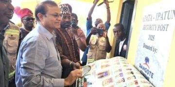 Dangote Cement Commissions Security Posts In Kogi Host Communities