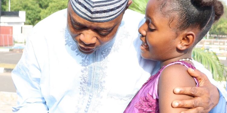 NYA President Adopts 9-yr Enugu Girl