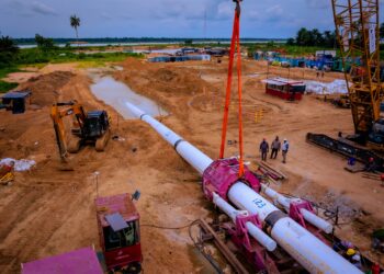 NNPC Limited Records Major Breakthrough with Successful River Niger Crossing on OB3 Gas Pipeline.