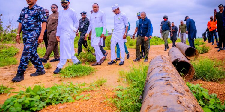 NNPC, Security Agencies Raid Pipeline Theft Site in FCT, Nab Suspects