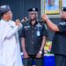 Ambassador Malami Ma’aji Assists IGP Disu in Decorating Newly Promoted CP Umar Muhammed Iya