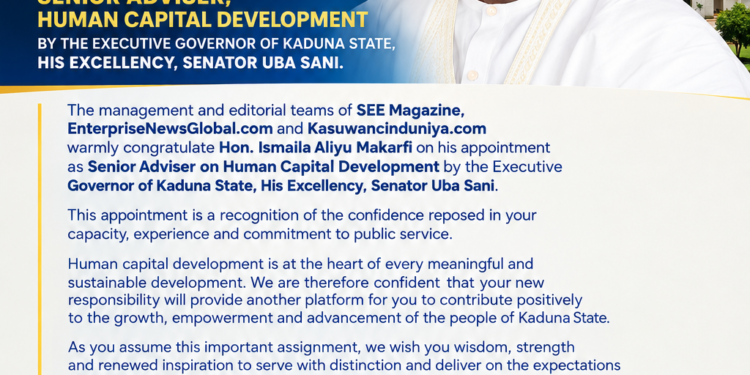 CONGRATULATIONS, HON. ISMAILA ALIYU MAKARFI